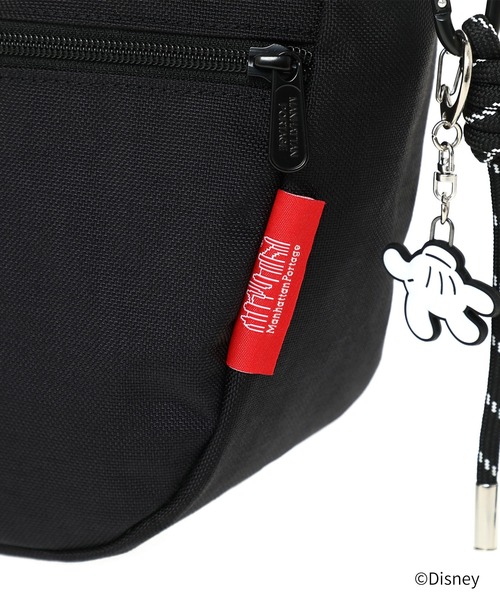 Manhattan Portage（マンハッタンポーテージ）の「DUET SHOULDER BAG / MICKEY / 26（ショルダーバッグ・レディース・ブラック・SMALL）」の9枚目の写真
