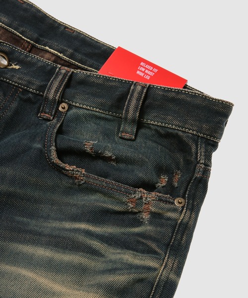 DIESEL（ディーゼル）の「メンズ デニムパンツ 2001 D-MACRO-U（デニムパンツ・メンズ・インディゴブルー・26inch/30inch/28inch/34inch/32inch/36inch）」の9枚目の写真
