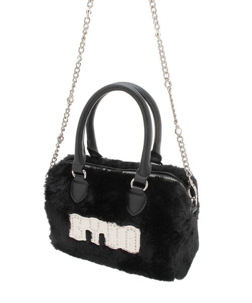 GYDA(ジェイダ)の「GYDA bijouプレートフェイクファーBAG(ハンドバッグ・レディース・ピンク/オフホワイト/ブラック・FREE)」の18枚目の写真