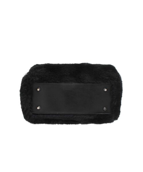 GYDA(ジェイダ)の「GYDA bijouプレートフェイクファーBAG(ハンドバッグ・レディース・ピンク/オフホワイト/ブラック・FREE)」の10枚目の写真