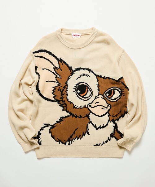 FREAK'S STORE(フリークスストア)の「限定展開 GREMLINES KNIT / グレムリン クルーネック ニット(ニット/セーター・メンズ・オフホワイト/ブラック・LARGE/MEDIUM/X-LARGE)」の3枚目の写真