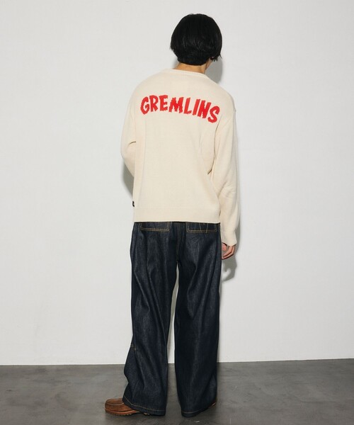 FREAK'S STORE(フリークスストア)の「限定展開 GREMLINES KNIT / グレムリン クルーネック ニット(ニット/セーター・メンズ・オフホワイト/ブラック・LARGE/MEDIUM/X-LARGE)」の12枚目の写真
