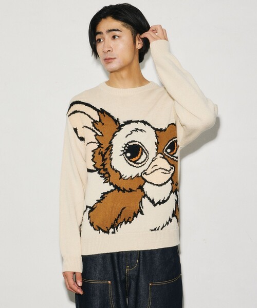 FREAK'S STORE(フリークスストア)の「限定展開 GREMLINES KNIT / グレムリン クルーネック ニット(ニット/セーター・メンズ・オフホワイト/ブラック・LARGE/MEDIUM/X-LARGE)」の14枚目の写真