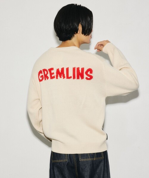 FREAK'S STORE(フリークスストア)の「限定展開 GREMLINES KNIT / グレムリン クルーネック ニット(ニット/セーター・メンズ・オフホワイト/ブラック・LARGE/MEDIUM/X-LARGE)」の16枚目の写真