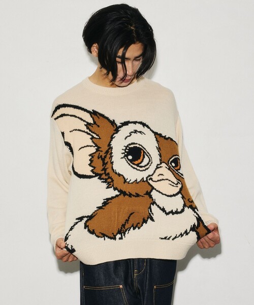 FREAK'S STORE(フリークスストア)の「限定展開 GREMLINES KNIT / グレムリン クルーネック ニット(ニット/セーター・メンズ・オフホワイト/ブラック・LARGE/MEDIUM/X-LARGE)」の17枚目の写真