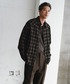 LIDNM（リドム）の「Wool Plaid Western Shirt（シャツ/ブラウス・S）」