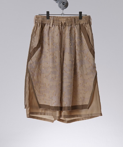 NAPE_(ネイプ)の「mp15512-GUAYABERA - HPT ハーフパンツ(NPS-307)(その他パンツ・メンズ・ベージュ/ブラック・4/3/2/1)」の4枚目の写真