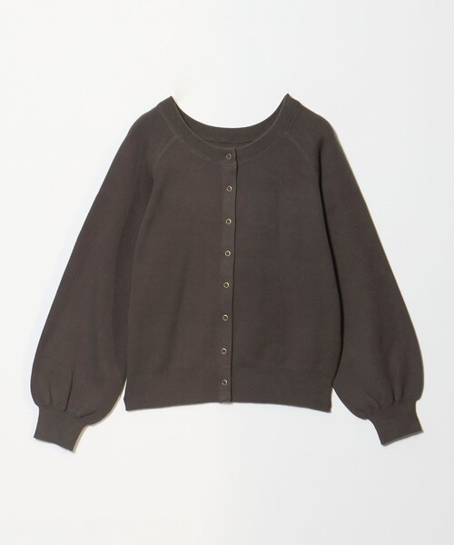 A DAY IN THE LIFE UNITED ARROWS(アデイインザライフユナイテッドアローズ)の「スウェットライク 2WAY カーディガン ‐ウォッシャブル‐<A DAY IN THE LIFE>(ニット/セーター・レディース・ダークブラウン/グレー系/レッド/ネイビー/その他2・FREE)」の1枚目の写真