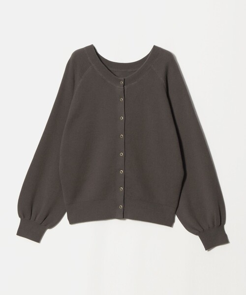A DAY IN THE LIFE UNITED ARROWS(アデイインザライフユナイテッドアローズ)の「スウェットライク 2WAY カーディガン ‐ウォッシャブル‐<A DAY IN THE LIFE>(ニット/セーター・レディース・ダークブラウン/グレー系/レッド/ネイビー/その他2・FREE)」の5枚目の写真