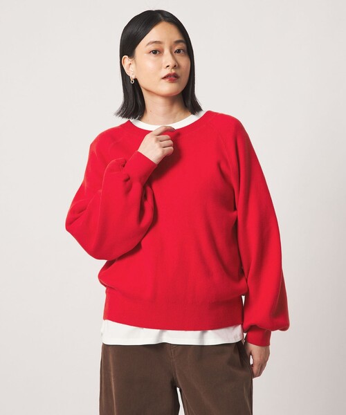 A DAY IN THE LIFE UNITED ARROWS(アデイインザライフユナイテッドアローズ)の「スウェットライク 2WAY カーディガン ‐ウォッシャブル‐<A DAY IN THE LIFE>(ニット/セーター・レディース・ダークブラウン/グレー系/レッド/ネイビー/その他2・FREE)」の8枚目の写真
