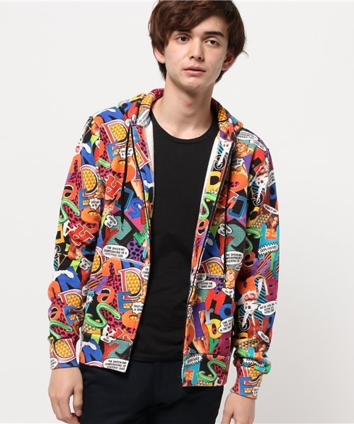 HYSTERIC GLAMOUR(ヒステリックグラマー)の「BUNNY ANGELS総柄 PK(パーカー・メンズ・その他2・SMALL/LARGE/MEDIUM)」の4枚目の写真