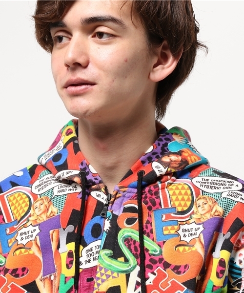 HYSTERIC GLAMOUR(ヒステリックグラマー)の「BUNNY ANGELS総柄 PK(パーカー・メンズ・その他2・SMALL/LARGE/MEDIUM)」の5枚目の写真