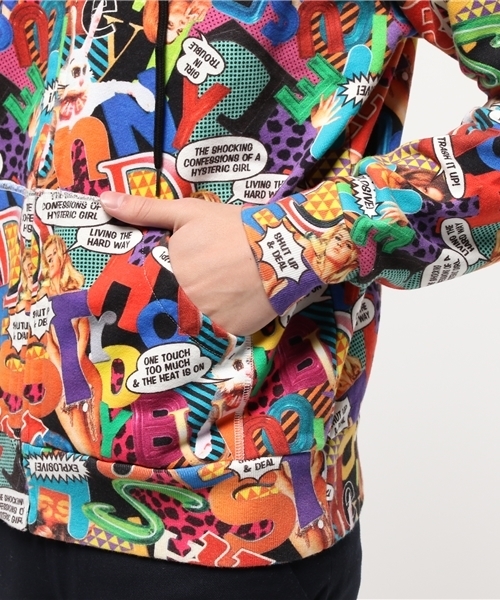 HYSTERIC GLAMOUR(ヒステリックグラマー)の「BUNNY ANGELS総柄 PK(パーカー・メンズ・その他2・SMALL/LARGE/MEDIUM)」の6枚目の写真