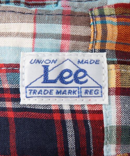 green label relaxing（グリーンレーベルリラクシング）の「【KIDS】LEE(リー) パッチワークキャップ（キャップ・キッズ・オレンジ/ネイビー・54cm/52cm）」の5枚目の写真