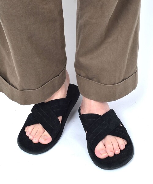 ships アイランドスリッパ ISLAND SLIPPER: SHIPS(シップス) 別注 クロスストラップ