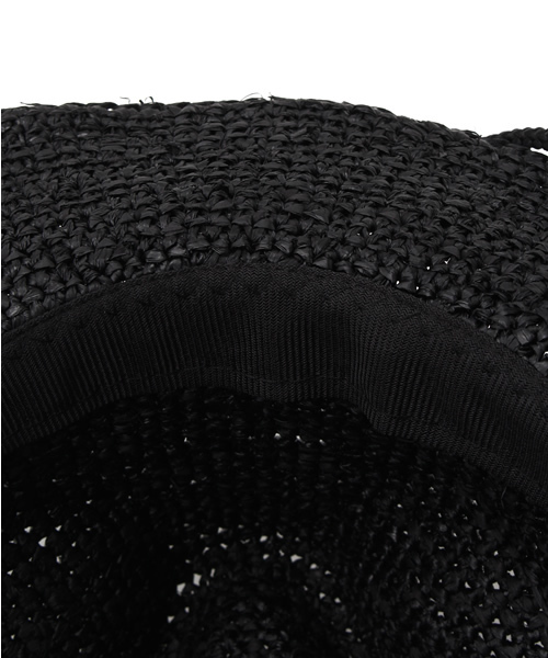 THE NORTH FACE(ザノースフェイス)の「ザ・ノース・フェイス ストローハット / ラフィアハット(ハット・メンズ・ブラック/ナチュラル・FREE)」の8枚目の写真