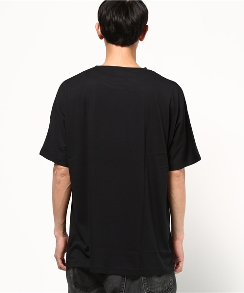 WEGO（ウィゴー）の「WEGO/ルーズシルエットTシャツ（Tシャツ/カットソー・メンズ・杢グレー/ホワイト/ブラック/ターコイズブルー・MEDIUM/LARGE）」の5枚目の写真