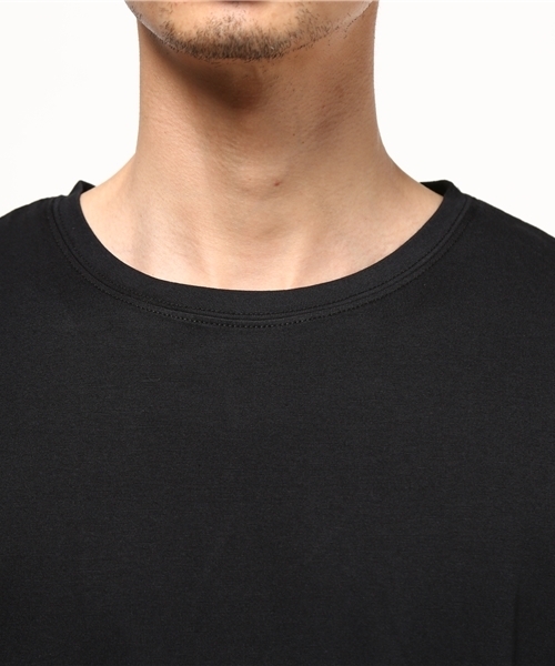 WEGO（ウィゴー）の「WEGO/ルーズシルエットTシャツ（Tシャツ/カットソー・メンズ・杢グレー/ホワイト/ブラック/ターコイズブルー・MEDIUM/LARGE）」の6枚目の写真