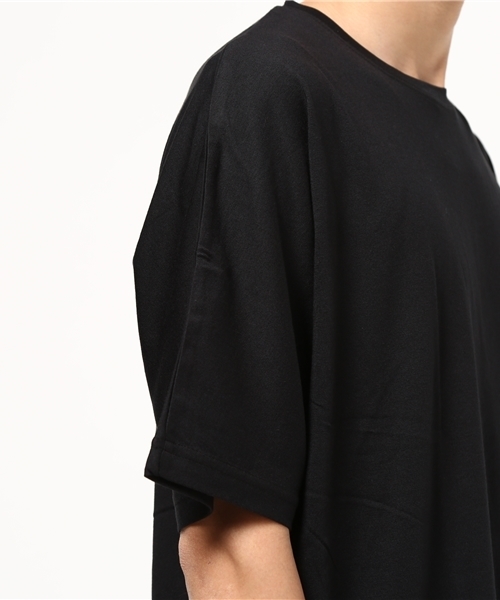 WEGO（ウィゴー）の「WEGO/ルーズシルエットTシャツ（Tシャツ/カットソー・メンズ・杢グレー/ホワイト/ブラック/ターコイズブルー・MEDIUM/LARGE）」の7枚目の写真