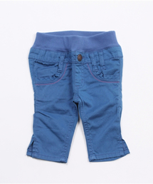 無地カプリパンツ