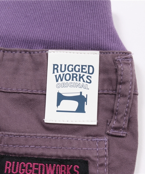 RUGGEDWORKS（ラゲッドワークス）の「無地カプリパンツ（その他パンツ・キッズ・ピンク/パープル/マスタード/ブルー・90cm/100cm/110cm/80ｃｍ/130cm/140cm/120cm）」の9枚目の写真