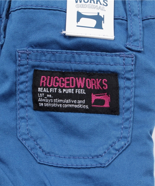 RUGGEDWORKS（ラゲッドワークス）の「無地カプリパンツ（その他パンツ・キッズ・ピンク/パープル/マスタード/ブルー・90cm/100cm/110cm/80ｃｍ/130cm/140cm/120cm）」の11枚目の写真