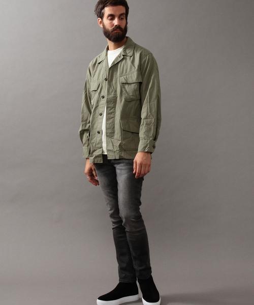 BEAUTY&YOUTH UNITED ARROWS(ビューティーアンドユースユナイテッドアローズ)の「BY ∴ ウェザー ファティーグシャツ◆(ミリタリージャケット・メンズ・ブラック/オリーブ・SMALL/MEDIUM/X-LARGE/LARGE)」の11枚目の写真