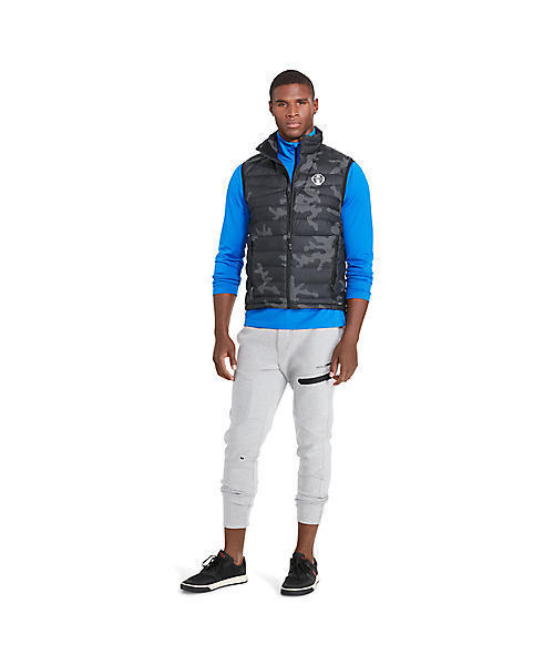 POLO SPORT ダウンベスト軽量 ホワイト/ブラック POLO RALPH LAUREN（ポロ ラルフ ローレン）の「Polo Sport