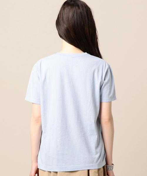 BEAUTY&YOUTH UNITED ARROWS（ビューティーアンドユースユナイテッドアローズ）の「BY TRADITIONAL バイオクルーネックTシャツ ◆（Tシャツ/カットソー・レディース・ネイビー/ホワイト/オリーブ/ライトブルー/ピンク/ベージュ/ブラック・FREE）」の8枚目の写真