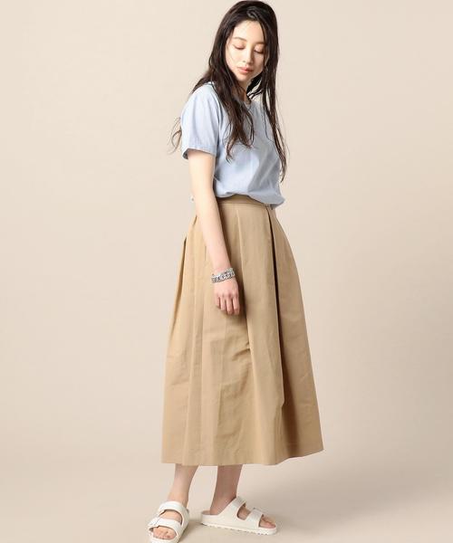 BEAUTY&YOUTH UNITED ARROWS（ビューティーアンドユースユナイテッドアローズ）の「BY TRADITIONAL バイオクルーネックTシャツ ◆（Tシャツ/カットソー・レディース・ネイビー/ホワイト/オリーブ/ライトブルー/ピンク/ベージュ/ブラック・FREE）」の11枚目の写真