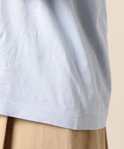 BEAUTY&YOUTH UNITED ARROWS（ビューティーアンドユースユナイテッドアローズ）の「BY TRADITIONAL バイオクルーネックTシャツ ◆（Tシャツ/カットソー・レディース・ネイビー/ホワイト/オリーブ/ライトブルー/ピンク/ベージュ/ブラック・FREE）」の17枚目の写真