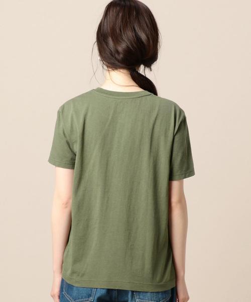 BEAUTY&YOUTH UNITED ARROWS（ビューティーアンドユースユナイテッドアローズ）の「BY TRADITIONAL バイオクルーネックTシャツ ◆（Tシャツ/カットソー・レディース・ネイビー/ホワイト/オリーブ/ライトブルー/ピンク/ベージュ/ブラック・FREE）」の21枚目の写真
