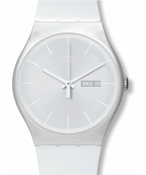 Swatch ホワイト腕時計 Swatch 腕時計 「スウォッチ」 swatch WHITE CLASSINESS レディース