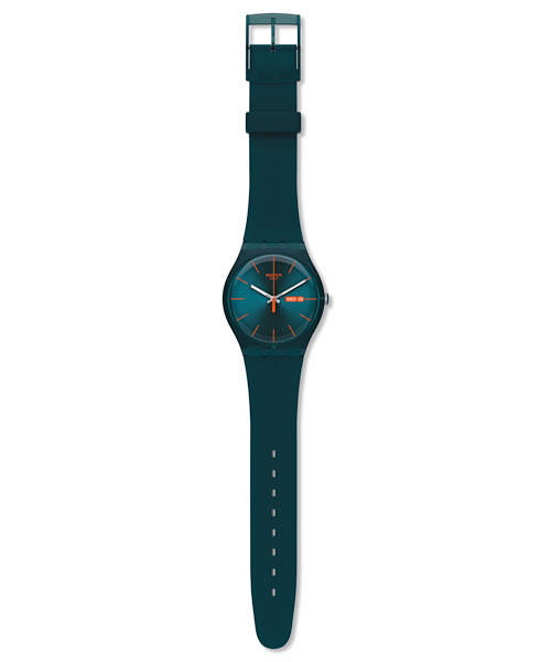 SWATCH（スウォッチ）の「New Gent（アナログ腕時計・メンズ・パープル/ネイビー/ブラウン/レッド/ブラック/ホワイト・FREE）」の10枚目の写真