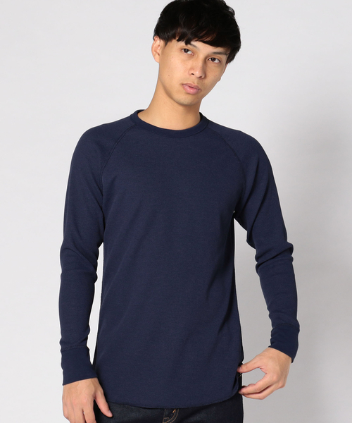 SHIPS(シップス)の「SC: 高機能消臭糸"デオセル(R)(DEOCELL(R))"使用 消臭・抗菌 ワッフル L/S Tシャツ(Tシャツ/カットソー・メンズ・ブラウン/ホワイト/ネイビー/ライトオリーブ・MEDIUM/X-LARGE/SMALL/LARGE)」の4枚目の写真
