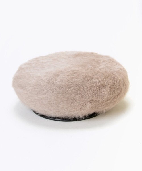 MAJESTIC LEGON（マジェスティックレゴン）の「【WEB限定価格】ふわふわベレー帽（ハンチング/ベレー帽・レディース・ブラック/ベージュ/グレー/ボルドー・FREE）」の6枚目の写真