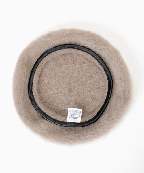 MAJESTIC LEGON（マジェスティックレゴン）の「【WEB限定価格】ふわふわベレー帽（ハンチング/ベレー帽・レディース・ブラック/ベージュ/グレー/ボルドー・FREE）」の5枚目の写真