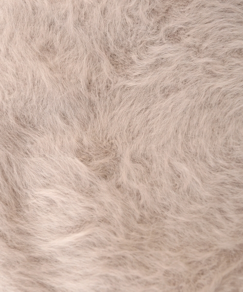 MAJESTIC LEGON（マジェスティックレゴン）の「【WEB限定価格】ふわふわベレー帽（ハンチング/ベレー帽・レディース・ブラック/ベージュ/グレー/ボルドー・FREE）」の9枚目の写真