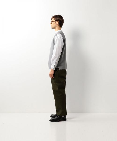 Steven Alan（スティーブンアラン）の「＜Steven Alan＞ KNK KNIT VEST/ﾆｯﾄﾍﾞｽﾄ（ベスト・メンズ・ライトグレー/ダークブラウン・MEDIUM/X-LARGE/SMALL/LARGE）」の13枚目の写真