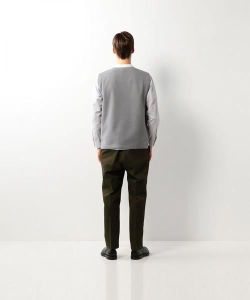 Steven Alan（スティーブンアラン）の「＜Steven Alan＞ KNK KNIT VEST/ﾆｯﾄﾍﾞｽﾄ（ベスト・メンズ・ライトグレー/ダークブラウン・MEDIUM/X-LARGE/SMALL/LARGE）」の10枚目の写真