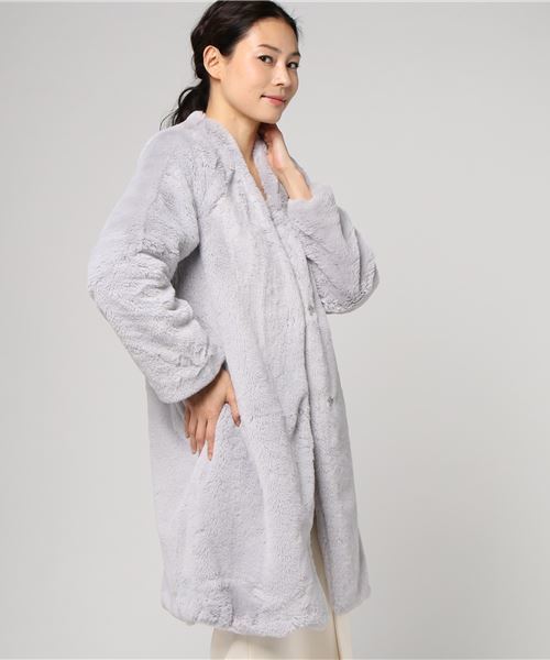 ALENCY アレンシー ロングファーコート ベージュ ぴと ALENCY