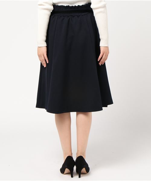 WILLSELECTION(ウィルセレクション)の「刺繍フレアスカート ◆(スカート・レディース・レッド/ネイビー・M/L/MEDIUM)」の4枚目の写真
