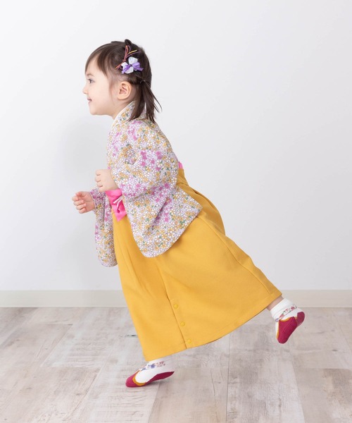 【セール】和柄ちりめん 袴ロンパース [お誕生日 お食い初め お宮参り］【ZOZO限定カラー】（着物）｜SweetMommy（スウィートマミー）