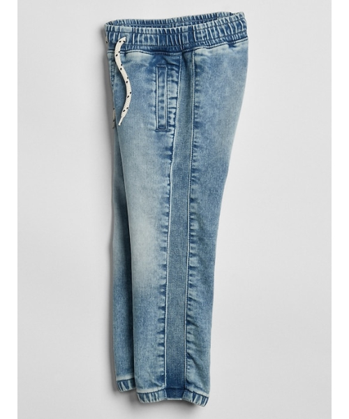GAP（ギャップ）の「Gap デニムジョガーパンツ（Fantastiflex）（デニムパンツ・キッズ・ライトインディゴブルー・110cm/100cm/95cm/90cm/80ｃｍ/105cm）」の2枚目の写真
