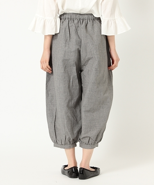 studio CLIP（スタディオクリップ）の「【WEB限定販売】コットンリネンバルーンパンツ（その他パンツ・レディース・ブラック/ライトブルー/ネイビー・MEDIUM/LARGE）」の4枚目の写真