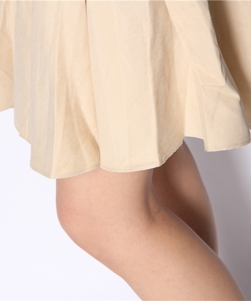 mystic（ミスティック）の「【mystic】 ハイウエストギャザーSK（スカート・レディース・アイボリー/ピンク/グレー/ブルー/ブラック/ネイビー・ﾌﾘ-）」の11枚目の写真