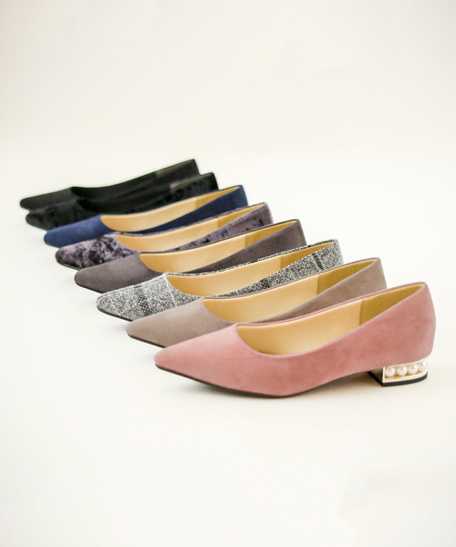 menue(メヌエ)の「大人上品 パールヒールパンプス(パンプス・レディース・ブラック/グレー/ネイビー/スモークピンク/ブラック系その他/ダークラベンダー/チェック/グレイッシュベージュ/ブラック系その他2/ブラック系その他3/ベージュ系その他/ピンク系その他/ブラック系その他4/ホワイト系その他・22cm/22.5cm/23cm/23.5cm/24cm/24.5cm/25cm/25.5cm/26.0cm/21.5cm)」の15枚目の写真