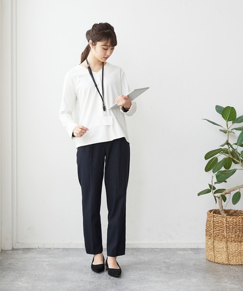 menue(メヌエ)の「大人上品 パールヒールパンプス(パンプス・レディース・ブラック/グレー/ネイビー/スモークピンク/ブラック系その他/ダークラベンダー/チェック/グレイッシュベージュ/ブラック系その他2/ブラック系その他3/ベージュ系その他/ピンク系その他/ブラック系その他4/ホワイト系その他・22cm/22.5cm/23cm/23.5cm/24cm/24.5cm/25cm/25.5cm/26.0cm/21.5cm)」の17枚目の写真