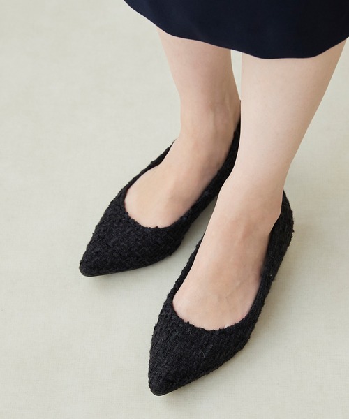 menue(メヌエ)の「大人上品 パールヒールパンプス(パンプス・レディース・ブラック/グレー/ネイビー/スモークピンク/ブラック系その他/ダークラベンダー/チェック/グレイッシュベージュ/ブラック系その他2/ブラック系その他3/ベージュ系その他/ピンク系その他/ブラック系その他4/ホワイト系その他・22cm/22.5cm/23cm/23.5cm/24cm/24.5cm/25cm/25.5cm/26.0cm/21.5cm)」の22枚目の写真
