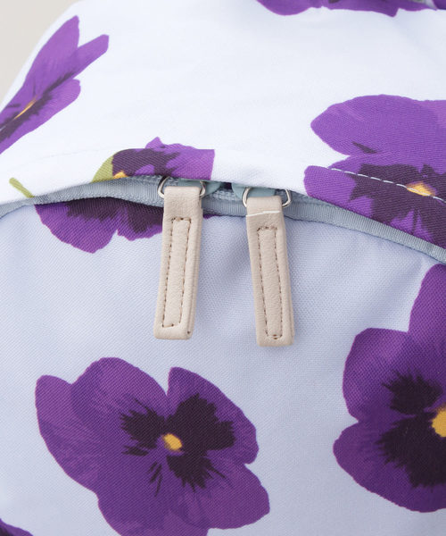 HAKKA KIDS（ハッカキッズ）の「スミレプリントリュック（バックパック/リュック・キッズ・パープル/ピンク・SMALL/MEDIUM）」の3枚目の写真